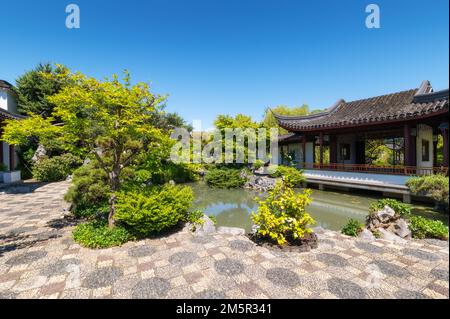 Dr. Sun Yat-Sen Klassischer Chinesischer Garten in Vancouver, Kanada Stockfoto