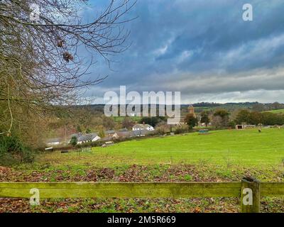 Ein Feld in Otterton in Devon Stockfoto