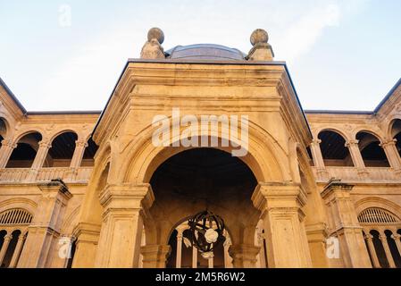 Salamanca, Spanien - 15. Januar 2022: Kloster des Klosters San Esteban Stockfoto