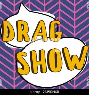 Handschriftlicher Text Ziehen Anzeigen. Ein Wettbewerb, bei dem zwei Autos versuchen, in der ersten Viertelmeile fertig zu werden Stockfoto