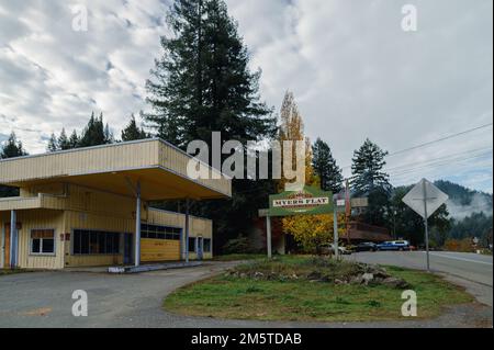 Myers Flat ist eine kleine Stadt in Humboldt County, Kalifornien Stockfoto