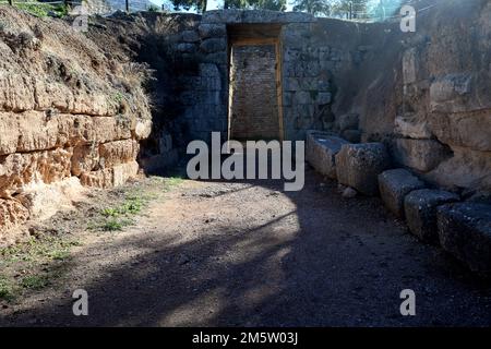 Mykene "reich an Gold", das Königreich des mythischen Agamemnon Stockfoto