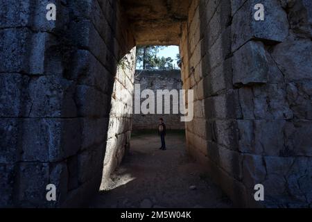 Mykene "reich an Gold", das Königreich des mythischen Agamemnon Stockfoto