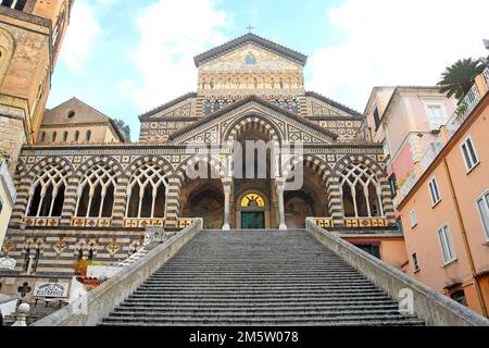 Duomo di Amalfi Duomo • Cattedrale di Sant'Andrea Stockfoto