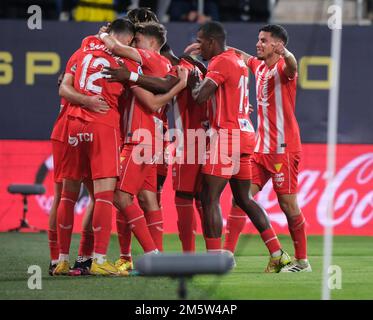 Cadiz, Spanien. 30. Dezember 2022. La Liga Spanisches Fußballspiel La Liga Cadiz gegen Almeria im Nuevo Mirandilla Stadium, Cadiz 30. Dezember 2022 900/Cordon Press Credit: CORDON PRESS/Alamy Live News Stockfoto