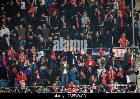 Cadiz, Spanien. 30. Dezember 2022. La Liga Spanisches Fußballspiel La Liga Cadiz gegen Almeria im Nuevo Mirandilla Stadium, Cadiz 30. Dezember 2022 900/Cordon Press Credit: CORDON PRESS/Alamy Live News Stockfoto