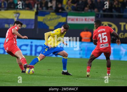 Cadiz, Spanien. 30. Dezember 2022. La Liga Spanisches Fußballspiel La Liga Cadiz gegen Almeria im Nuevo Mirandilla Stadium, Cadiz 30. Dezember 2022 900/Cordon Press Credit: CORDON PRESS/Alamy Live News Stockfoto
