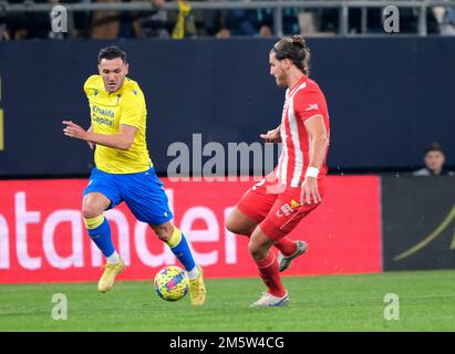 Cadiz, Spanien. 30. Dezember 2022. La Liga Spanisches Fußballspiel La Liga Cadiz gegen Almeria im Nuevo Mirandilla Stadium, Cadiz 30. Dezember 2022 900/Cordon Press Credit: CORDON PRESS/Alamy Live News Stockfoto
