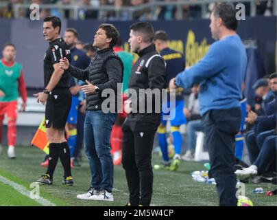 Cadiz, Spanien. 30. Dezember 2022. La Liga Spanisches Fußballspiel La Liga Cadiz gegen Almeria im Nuevo Mirandilla Stadium, Cadiz 30. Dezember 2022 900/Cordon Press Credit: CORDON PRESS/Alamy Live News Stockfoto
