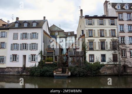 Spaziergang durch Straßburg, Elsass, Frankreich Stockfoto