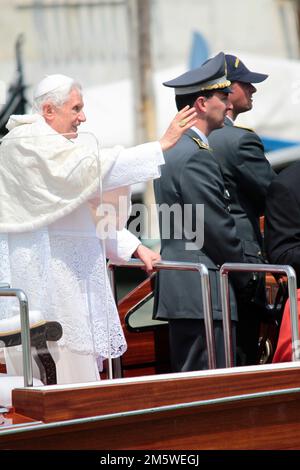 Venedig, Italien. 09. Mai 2011. Päpstlicher Besuch von Papst Benedikt XVI in Venedig 07-08. Mai 2011 Kredit: Unabhängige Fotoagentur/Alamy Live News Stockfoto