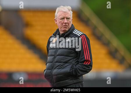 Steve McClaren kommt vor dem Premier League-Spiel Wolverhampton Wanderers gegen Manchester United in Molineux, Wolverhampton, Großbritannien, 31. Dezember 2022 (Foto: Craig Thomas/News Images) Stockfoto