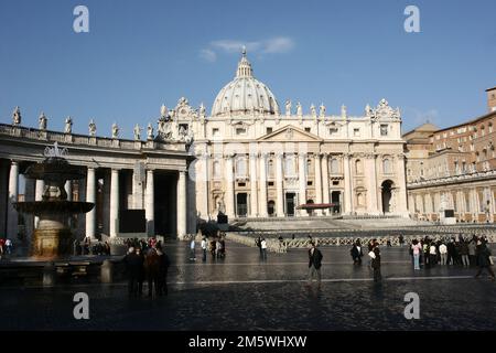 Papst Benedikt XVI., Joseph Ratzinger, Vatikanstadt, Italien Stockfoto