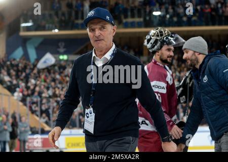 Davos, Schweiz. 31. Dezember 2022. 31.12.2022, Davos, Eisstadion Davos, Spengler Cup Finale: HC Sparta Praha - HC Ambri-Piotta, Fausto Croce (Andrea Branca/SPP-JP) Kredit: SPP Sport Press Photo. Alamy Live News Stockfoto