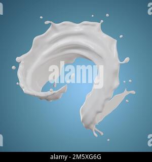 Geeignet für Lebensmittel, Getränke, Milch oder Joghurt. Stockfoto