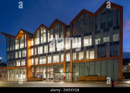 Conwy County Borough Council Offices, Conway Road, Colwyn Bay, North Wales. Bild aufgenommen im Dezember 2022. Stockfoto