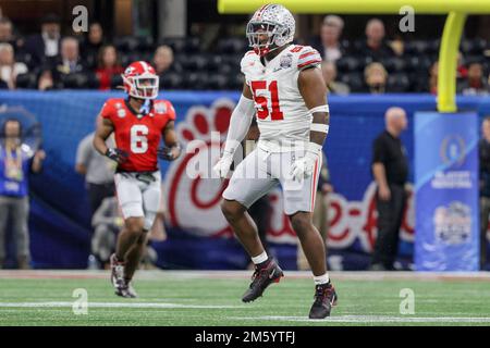 Atlanta, Georgia, USA. 31. Dezember 2022. Chick-fil-A Peach Bowl im Mercedes-Benz-Stadion, Atlanta, Georgia. (Kreditbild: © Scott Stuart/ZUMA Press Wire) Kredit: ZUMA Press, Inc./Alamy Live News Stockfoto