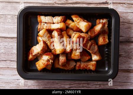 Samgyeopsal, frischer roher Schweinebauch Stockfoto