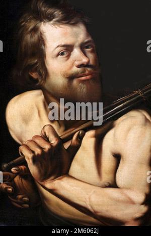 Selbstporträt von Martin FABER (1587-1648) deutscher Maler Stockfoto