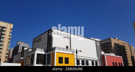 Unberührte Privatschule, Junior Campus, Al Nahda 2, Dubai, Vereinigte Arabische Emirate Stockfoto