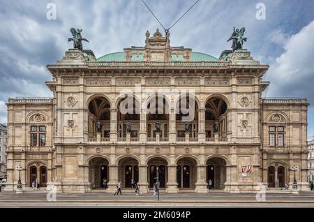 Wiener Staatsoper. Wiener Staatsoper. Stockfoto