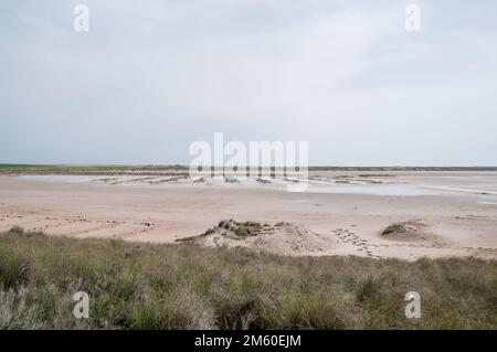 Saladas de Sástago, alte Infrastruktur für die Salzgewinnung, Bujaraloz, Aragón, Spanien Stockfoto