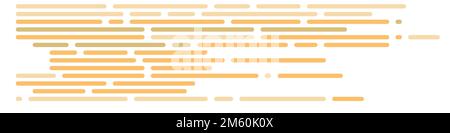 Cartoon-Codierung simulierte Linien Vektor-Illustration Stock Vektor