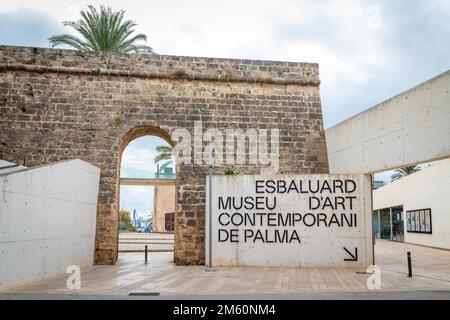 Es Baluard Museum, Außeneingang, Palma, Mallorca, Spanien Stockfoto