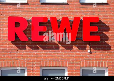 REWE Marken-Discount, Logo, Deutschland Stockfoto