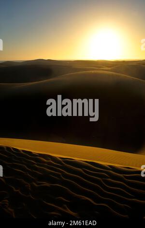 Sanddünen Maspalomas Gran Canaria Stockfoto