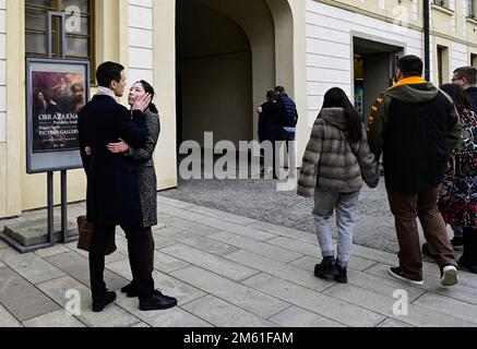 Prag, Tschechische Republik. 01. Januar 2023. Tag der offenen Tür auf der Prager Burg, Tschechische Republik, 1. Januar 2023. Kredit: Roman Vondrous/CTK Photo/Alamy Live News Stockfoto