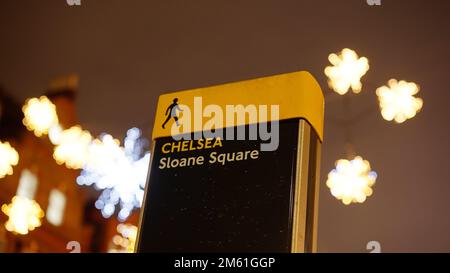 Sloane Square in London Chelsea Stockfoto