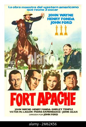 JOHN WAYNE in FORT APACHE (1948), Regie: JOHN FORD. Kredit: RKO-RADIO/Album Stockfoto