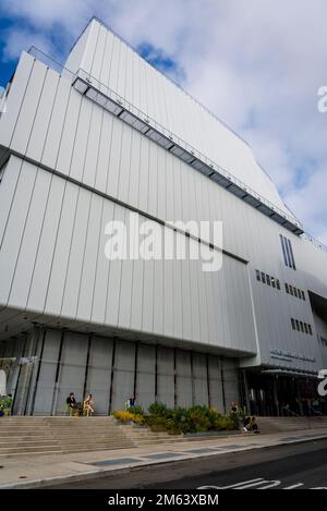 Whitney Museum of American Art mit Schwerpunkt auf American Art aus dem 20. Und 21. Jahrhundert, New York City, USA Stockfoto