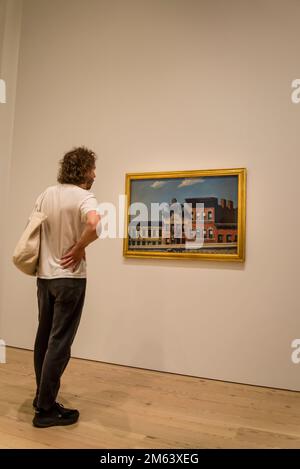 Von Williamsburg Bridge, 1928, Edward Hopper's New York Exhibition, 2022, Whitney Museum of American Art, New York City, USA Stockfoto