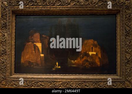 Arnold Bocklin Malerei Island of the Dead, 180, Metropolitan Museum of Art, New York City, USA Stockfoto