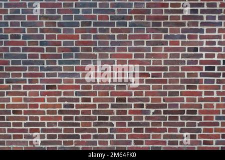 Vollformat alter verwitterter Backsteinhintergrund Stockfoto