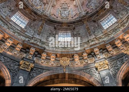 Heiligtum, Loyola Basilika Loiola, monumentale, religiöse Komplex, gebaut um den Geburtsort von Ignacio de Loyola, Gründer der Jesuiten Stockfoto