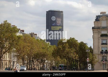 Frankreich, Paris, Tour Montparnasse ist ein Büro Wolkenkratzer, 14e. Arrondissement de Paris Photo © Fabio Mazzarella/Sintesi/Alamy Stock Photo Stockfoto