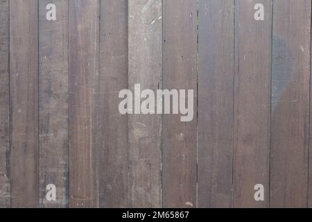 Alte Holzplankenwand mit alter verblichener Wand Stockfoto