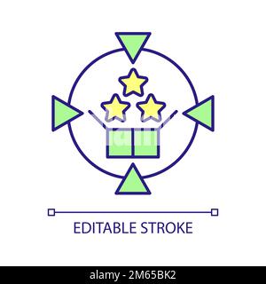 Bonus-RGB-Farbsymbol Stock Vektor