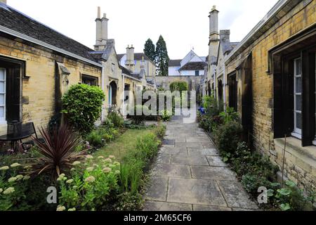 The Thomas Truesdale Hospital, Scotgate, Stamford Town, Lincolnshire County, England, Großbritannien Stockfoto