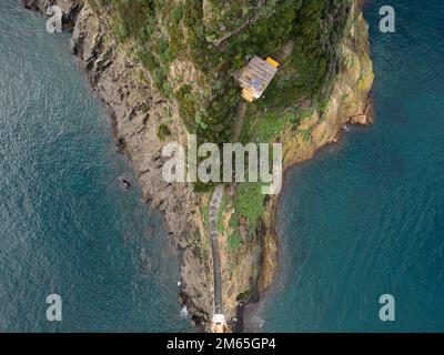 Procida ist eine der Flegrean-Inseln vor der Küste Neapels in Süditalien Stockfoto