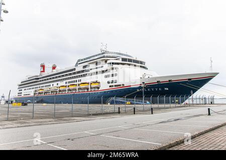 Göteborg, Schweden - september 24 2022: Flred Olsen Lines Kreuzfahrtschiff Bolette im Hafen von Göteborg Stockfoto