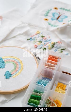 Süße Dekoration, bunte Kunst Stockfoto