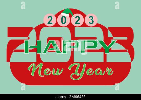 Korea Mondneujahr. Neujahrsgrüße. Textübersetzung Frohes neues Jahr Stock Vektor