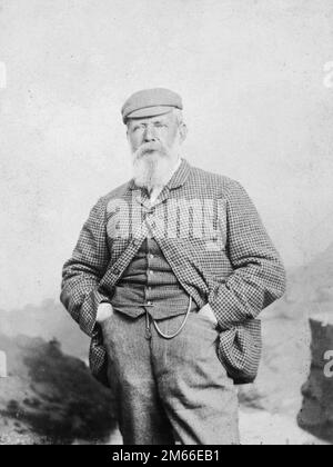 Ca. 1900 - schottischer Golfspieler „Old Tom“ Morris Cabinet-Foto Stockfoto