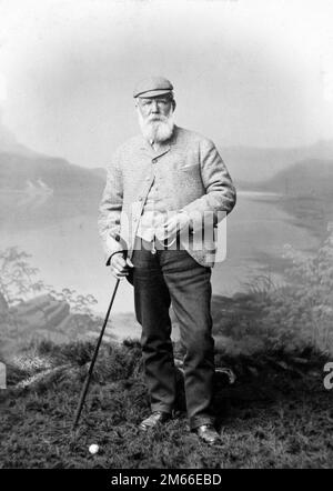 Schottischer Golfspieler Old Tom Morris, St. Andrews 1901 Stockfoto