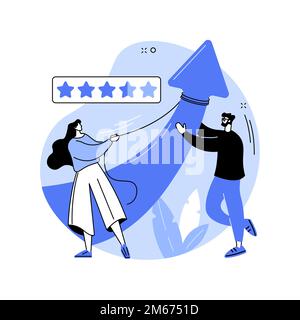 Reputation Crisis Management abstrakte Konzept Vektor Illustration. Krisenmanagement, Öffentlichkeitsarbeit, Markenreputation, PR-Agentur Service Stock Vektor