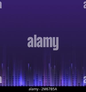 Vektor mit purpurfarbenem Hintergrund Stock Vektor